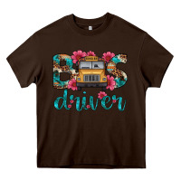 Chocolate Brown bus driver Heavy Core Tee - Artiststas