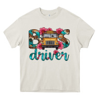 Cream bus driver Heavy Core Tee - Artiststas
