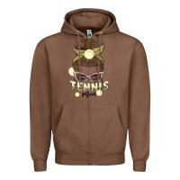 Chestnut tennis mom Zipper Hoodie - MaliasSmallBusiness