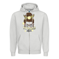 Dove Grey tennis mom Zipper Hoodie - MaliasSmallBusiness