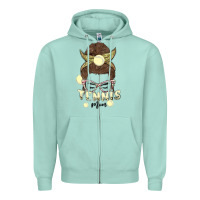 Seafoam tennis mom Zipper Hoodie - MaliasSmallBusiness