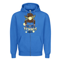 True Royal tennis mom Zipper Hoodie - MaliasSmallBusiness