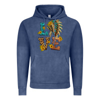 Vintage Denim love indian headdress Vintage Hoodie - HRA Design Shop
