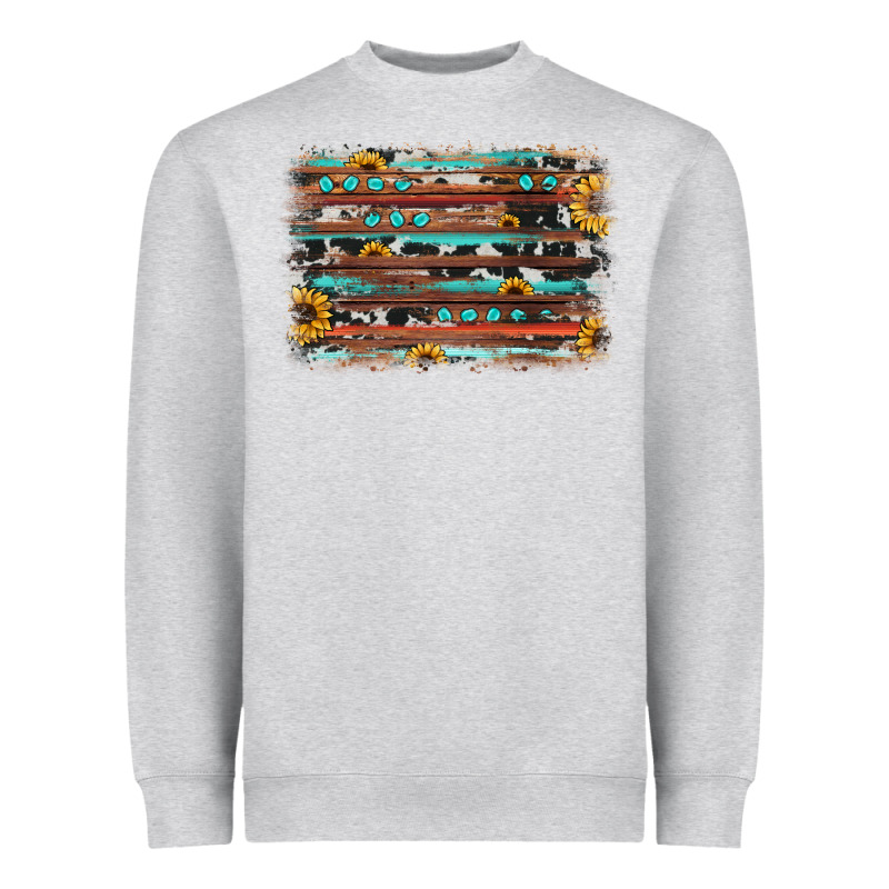 Sunflower Gemstone Background Heavyweight Sweatshirt by JahusDesignShop | Teevron