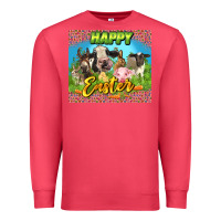 Cardinal Happy Easter Farm Animals 20oz skinny Premium Sweatshirt - LillyAllenDesigns