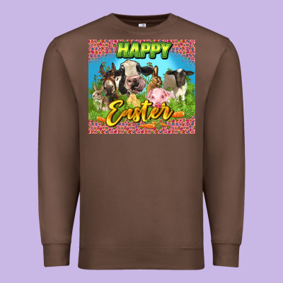 Happy Easter Farm Animals 20oz Skinny Premium Sweatshirt Designed By Lillyallendesigns