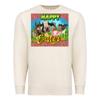 Sandshell Happy Easter Farm Animals 20oz skinny Premium Sweatshirt - LillyAllenDesigns