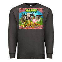 Smoke Happy Easter Farm Animals 20oz skinny Premium Sweatshirt - LillyAllenDesigns