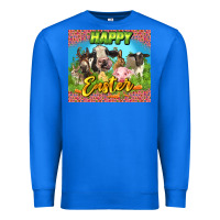True Royal Happy Easter Farm Animals 20oz skinny Premium Sweatshirt - LillyAllenDesigns