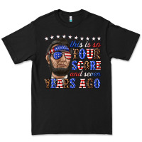 Black this is so four score and seven years ago Premium Tee - texasbilliewilder