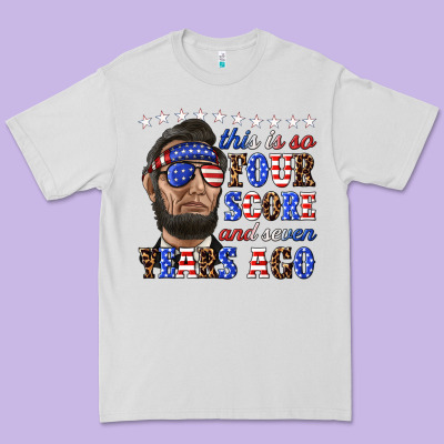 Premium Tee this is so four score and seven years ago