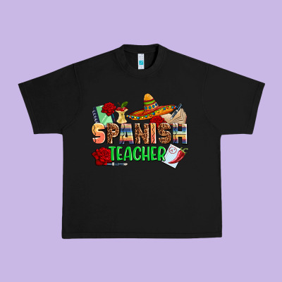 Spanish Teacher Urban Heavy Tee Designed By Adodesignshop