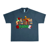 Midnight Navy spanish teacher Urban Heavy Tee - AdoDesignShop