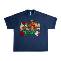 Navy spanish teacher Urban Heavy Tee - AdoDesignShop