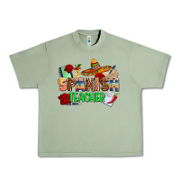 Oil Green spanish teacher Urban Heavy Tee - AdoDesignShop