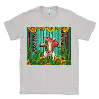 Moon Dust goat with sunflower and cactus Classic Tee - Artiststas