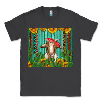 Smoke goat with sunflower and cactus Classic Tee - Artiststas
