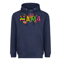 Navy mama mardi gras Heavyweight Hoodie - LillyAllenDesigns