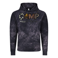 Cloud Black camp life Vintage Hoodie - CowhideDigitalArt