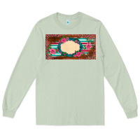 Matcha western pink flovers leopard serape   license plate template Long Sleeve Tee - BarkalooDesign