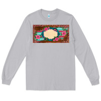 Moon Dust western pink flovers leopard serape   license plate template Long Sleeve Tee - BarkalooDesign
