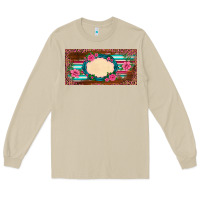 Mushroom western pink flovers leopard serape   license plate template Long Sleeve Tee - BarkalooDesign