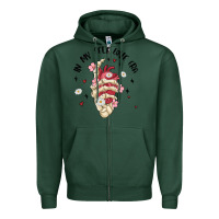 Sports Green in my self love era Zipper Hoodie - MaliasSmallBusiness