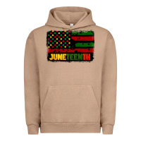 Pigment Burro juneteenth american flag Urban Hoodie - CowGirlArtShop