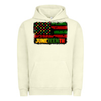 Pigment Pistachio juneteenth american flag Urban Hoodie - CowGirlArtShop