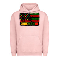 Pigment Salmon juneteenth american flag Urban Hoodie - CowGirlArtShop