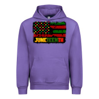 Tulip juneteenth american flag Urban Hoodie - CowGirlArtShop