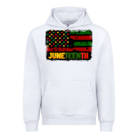 White juneteenth american flag Urban Hoodie - CowGirlArtShop