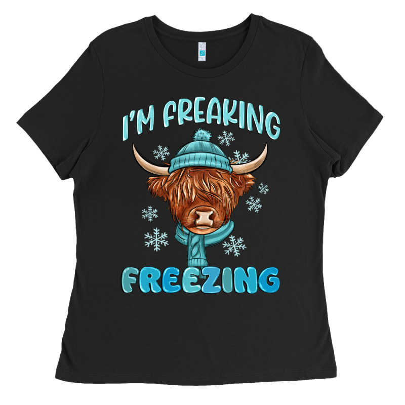 I'm Freaking Freezing Ladies Tee by MaliasSmallBusiness | Teevron