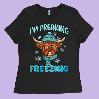 Ladies Tee i'm freaking freezing