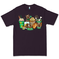 Plum yorkshire terrier coffee cups Premium Tee - Zillion Design Studio