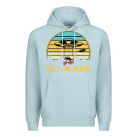 Blue Mist UFO Vintage Retro Alien Outerspace Spaceship Premium Hoodie - Bettercallsaul
