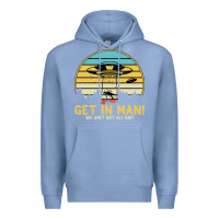 Colony Blue UFO Vintage Retro Alien Outerspace Spaceship Premium Hoodie - Bettercallsaul