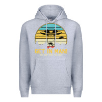 Heather Grey UFO Vintage Retro Alien Outerspace Spaceship Premium Hoodie - Bettercallsaul