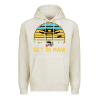 Oatmeal Heather UFO Vintage Retro Alien Outerspace Spaceship Premium Hoodie - Bettercallsaul