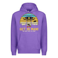 Purple UFO Vintage Retro Alien Outerspace Spaceship Premium Hoodie - Bettercallsaul