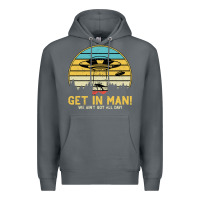 Rock UFO Vintage Retro Alien Outerspace Spaceship Premium Hoodie - Bettercallsaul