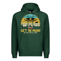 Sports Green UFO Vintage Retro Alien Outerspace Spaceship Premium Hoodie - Bettercallsaul