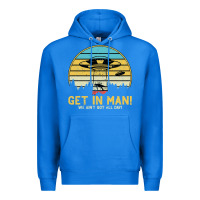 True Royal UFO Vintage Retro Alien Outerspace Spaceship Premium Hoodie - Bettercallsaul