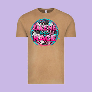 Take Me To The Race Vintage Tee Designed By Adodesignshop