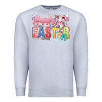 Heather Grey Happy Easter Nurse Premium Sweatshirt - LillyAllenDesigns