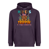 Plum heifers be trippin' Heavyweight Hoodie - LillyAllenDesigns
