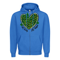 True Royal not lucky just blessed Zipper Hoodie - MaliasSmallBusiness