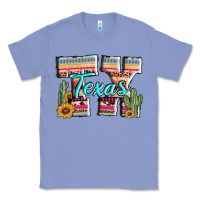 Colony Blue texas tx aztec cactus leopard Classic Tee - AdoDesignShop