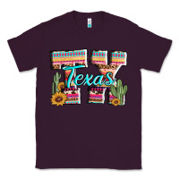 Plum texas tx aztec cactus leopard Classic Tee - AdoDesignShop