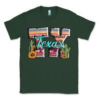 Sports Green texas tx aztec cactus leopard Classic Tee - AdoDesignShop